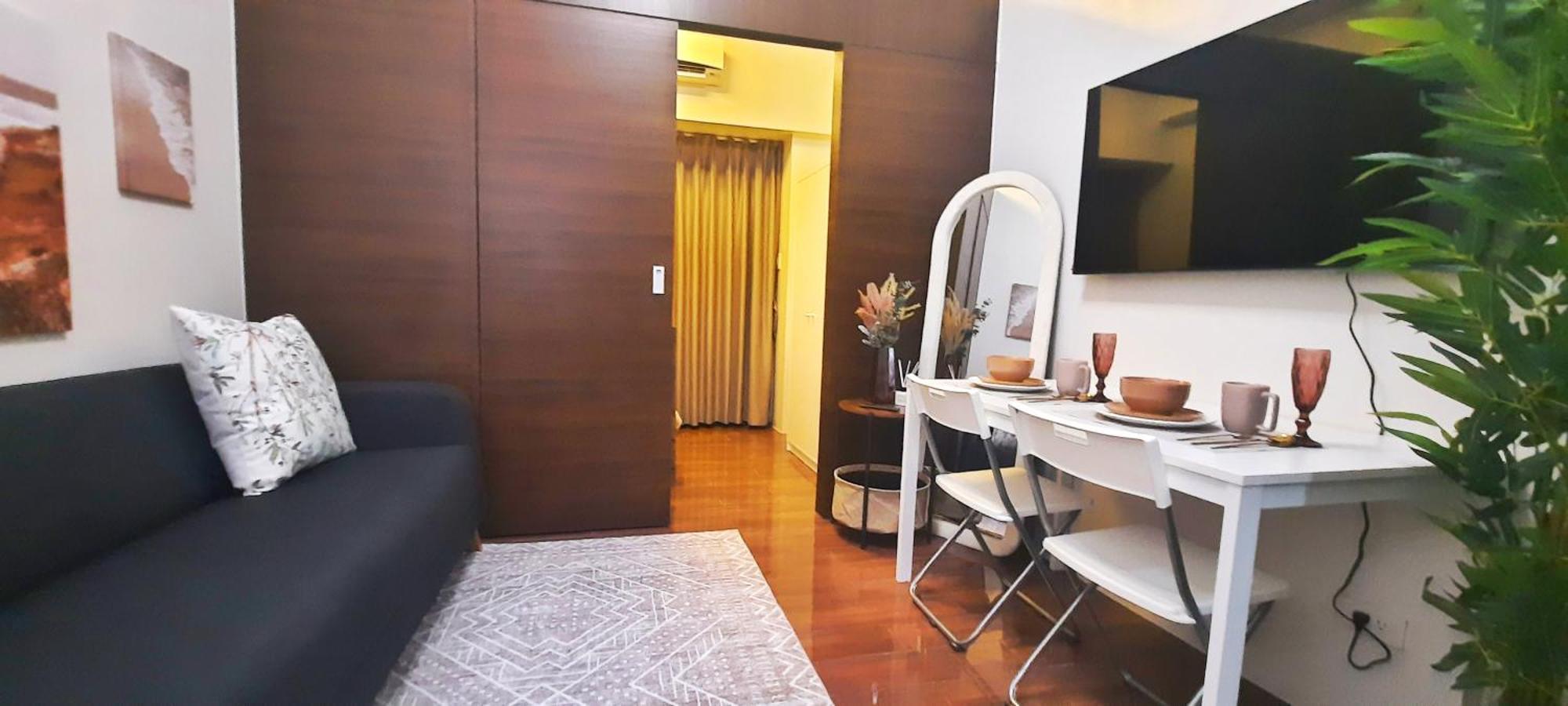 Stylish&Comfort Unit With Balcony In Air Makati Makati City Dış mekan fotoğraf