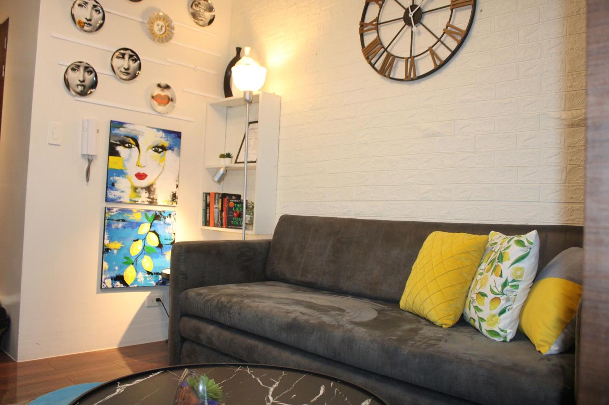Stylish&Comfort Unit With Balcony In Air Makati Makati City Dış mekan fotoğraf